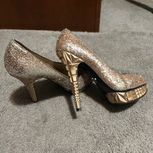 Elegant Glitter High Heels